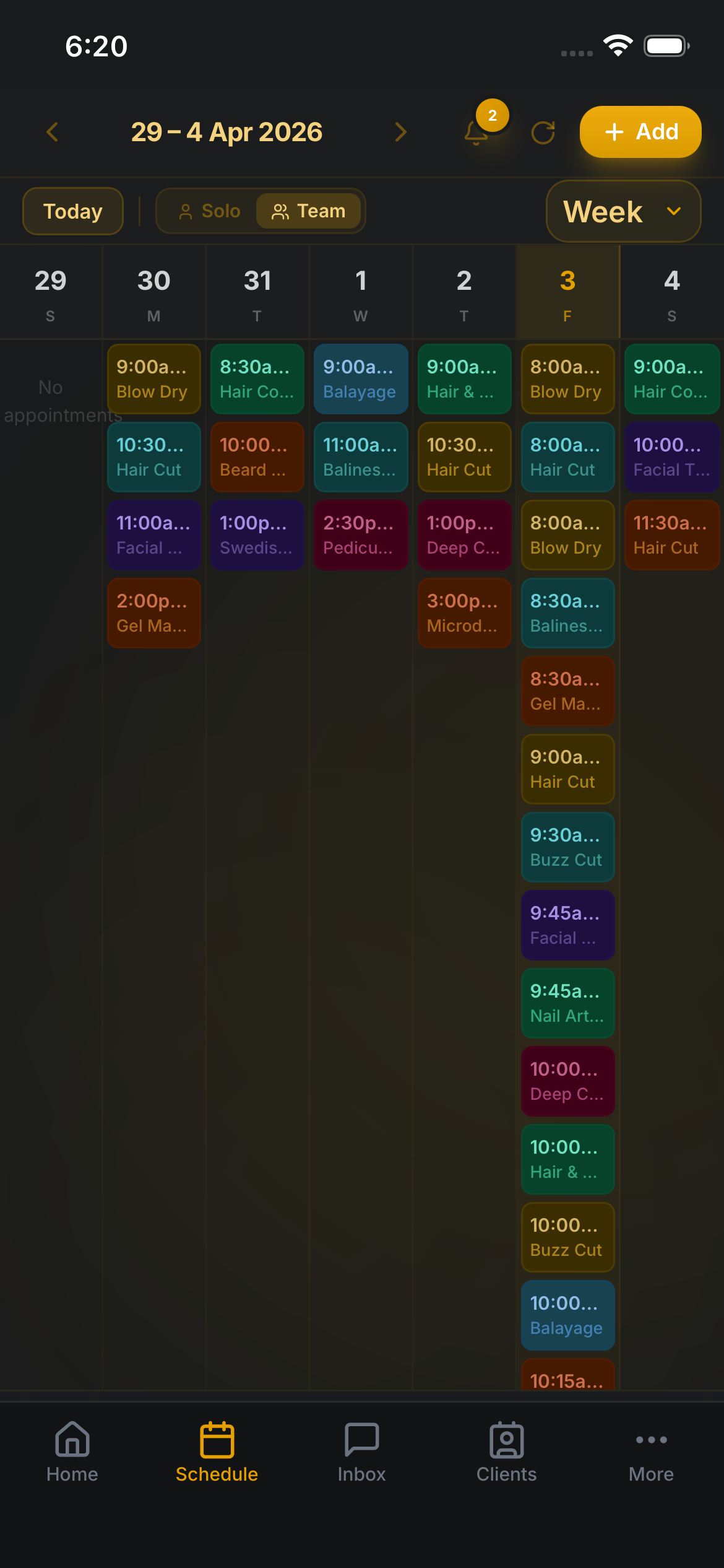 Schedule