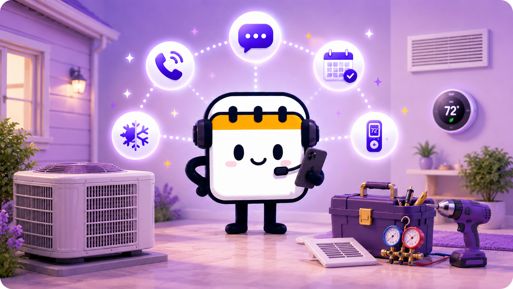 How Scheduley works for hvac